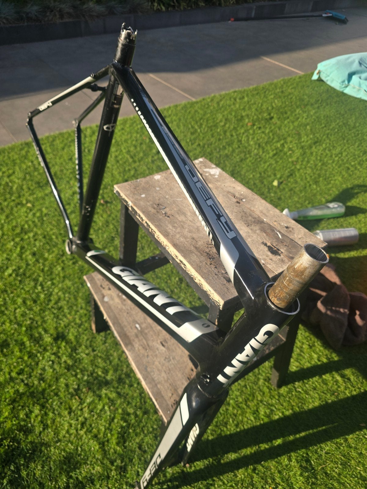 giant defy frame met voorvork racefiets, Fietsen en Brommers, Fietsen | Racefietsen, Ophalen