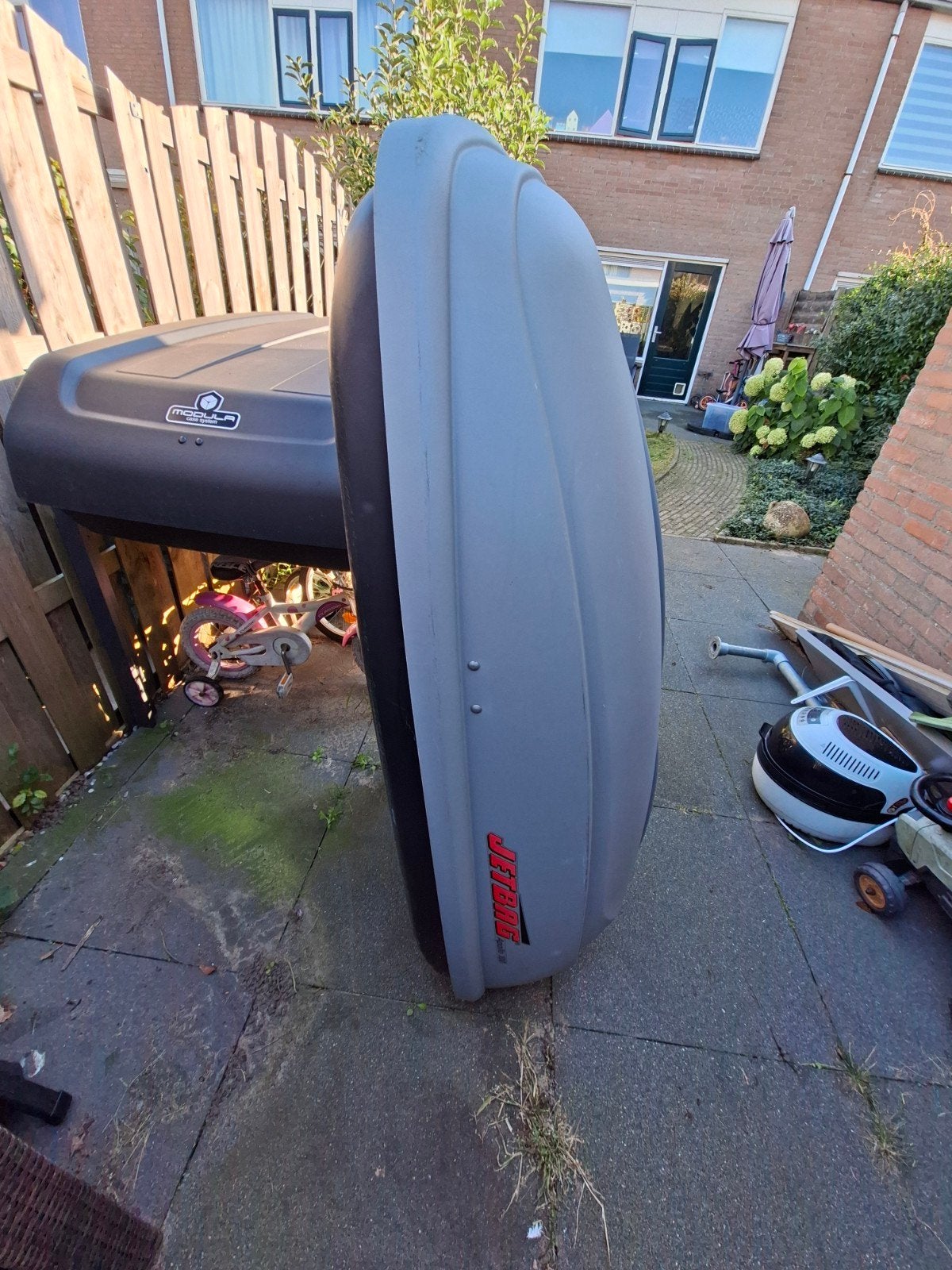Universele dakkoffer Jetbag 450 liter, Auto diversen, Ophalen, Gebruikt