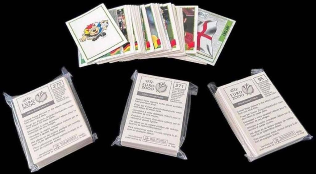 Panini euro 2000 stickers set compleet EK, Ophalen of Verzenden, Zo goed als nieuw, Buitenlandse clubs, Poster, Plaatje of Sticker