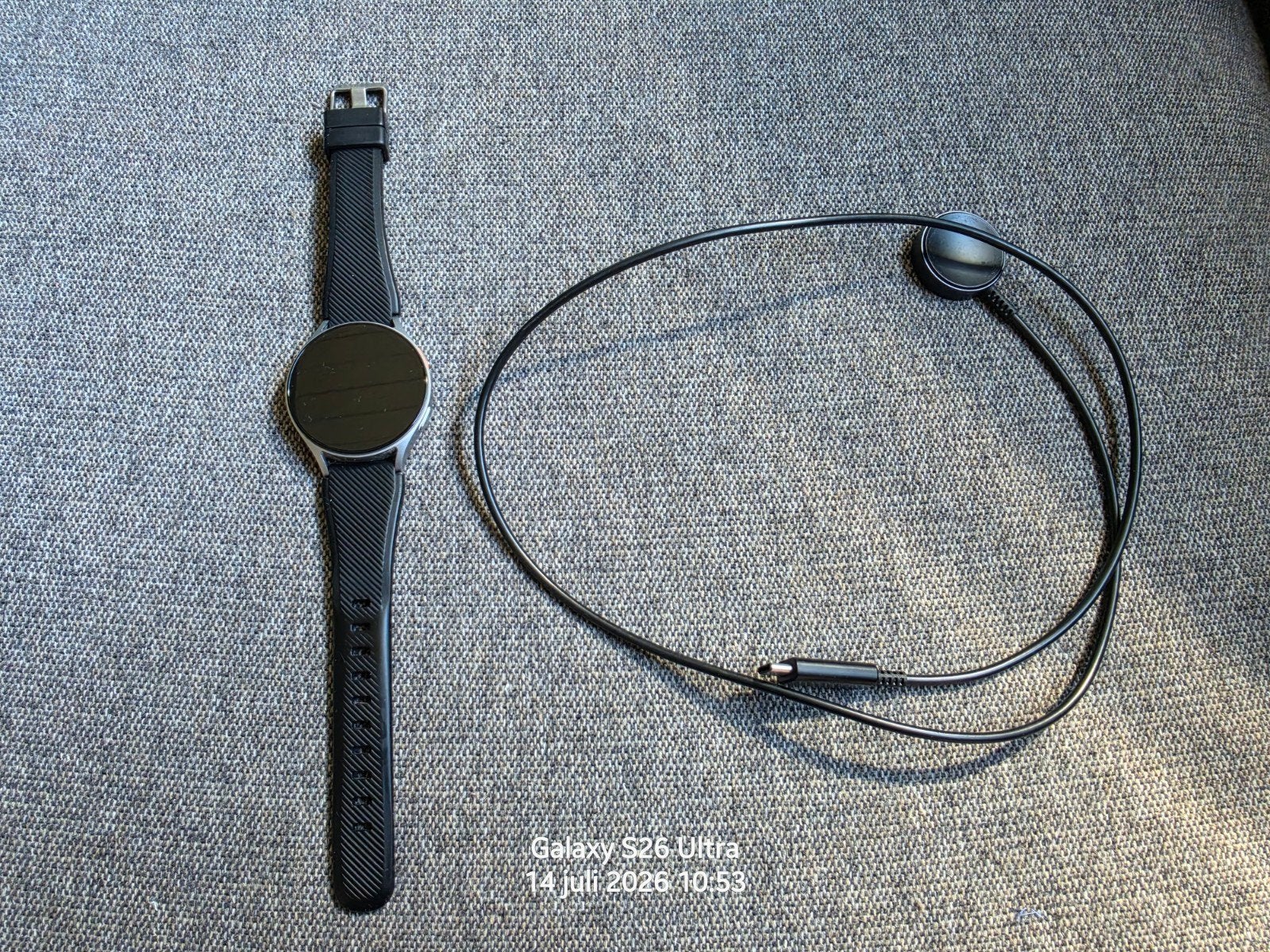 Samsung Galaxy Watch 7 4G Zilver 44mm, Ophalen of Verzenden, Zo goed als nieuw, Samsung, Waterdicht