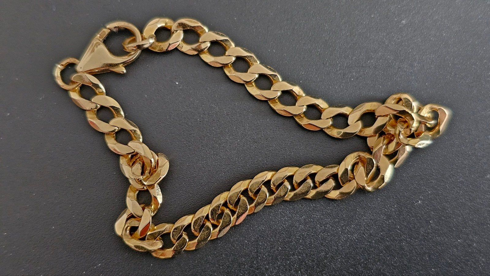 Als nieuw 14K gouden armband 18.5 cm 8,74 gm LEES GOED AUB, Ophalen, Zo goed als nieuw, Goud, Goud