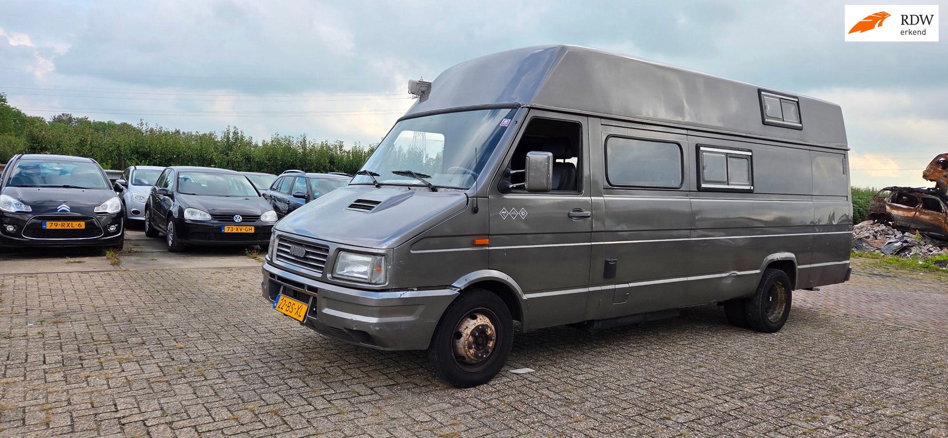 Iveco 35101 2.5 Turbo Diesel DUBBEL LUCHT Camper kenteken, Overige merken, Buscamper of Camperbus, Bedrijf, Diesel
