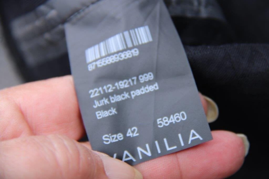 Jurk zwart Vanilia mt 42 Vaste prijs, Vanilia, Zwart, Maat 42/44 (L), Ophalen of Verzenden