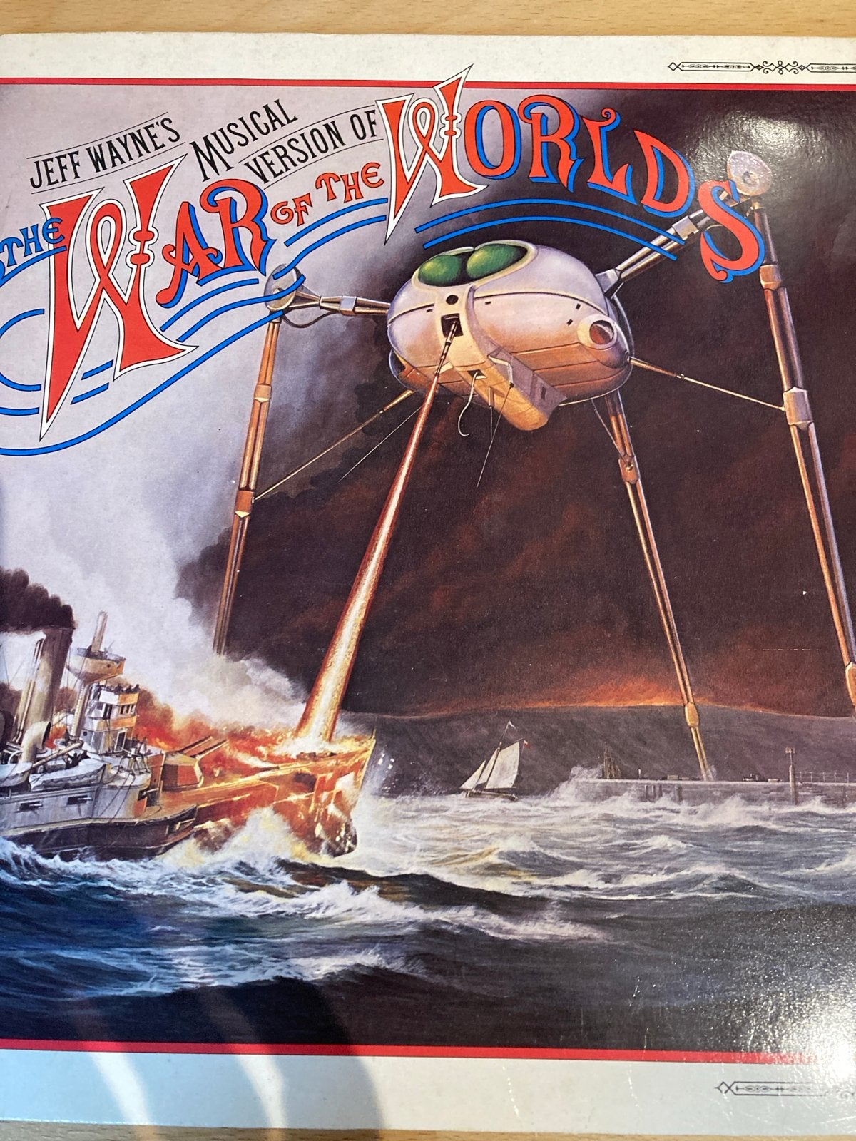 Jeff Wayne's Musical Version of The War of the Worlds LP, Rock, Gebruikt, Ophalen of Verzenden, 12 inch