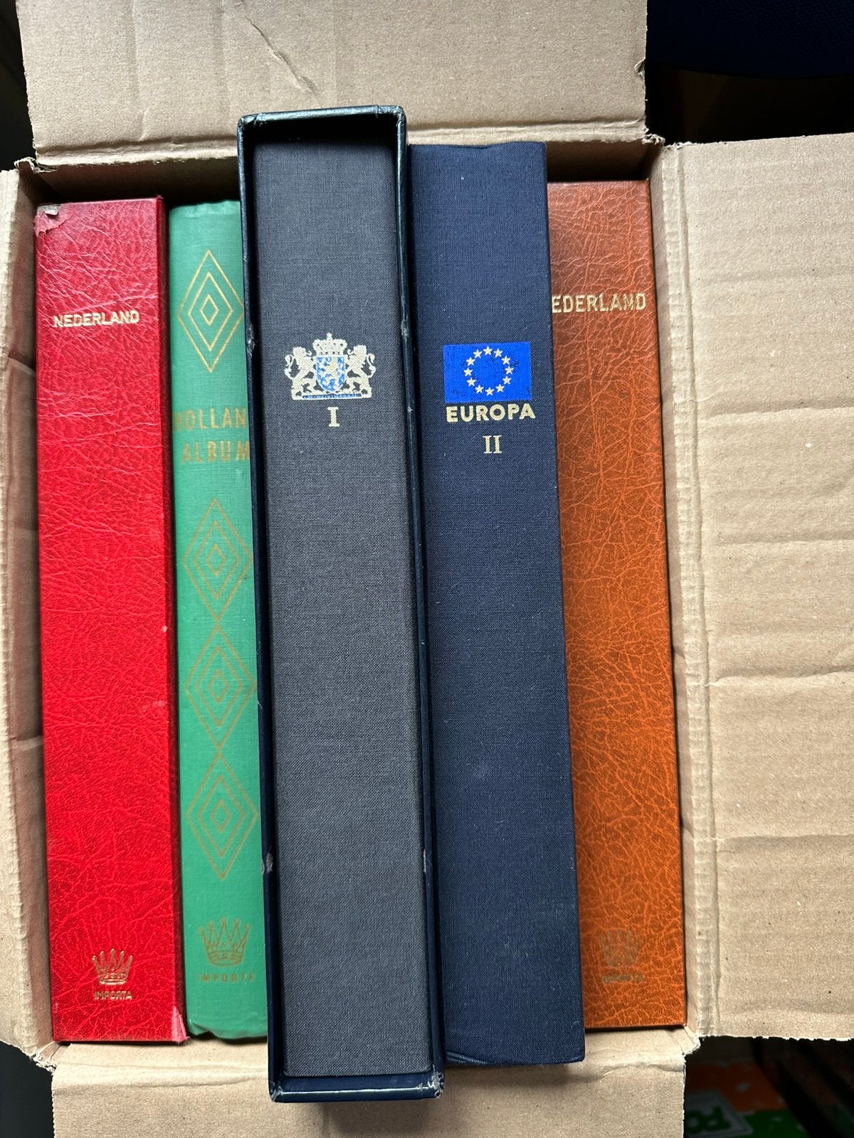 Doos 5 albums, Verzenden, Verzamelalbum