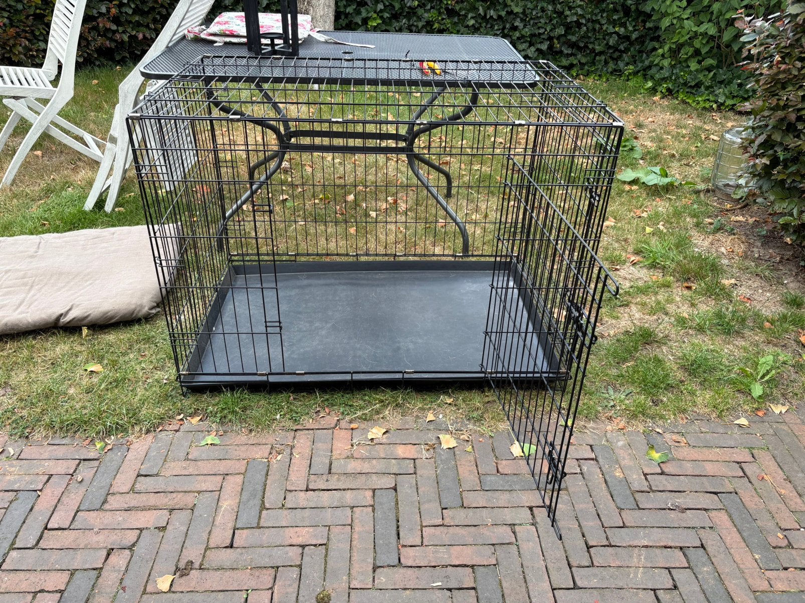 Grote hondenbench 107x70, Ophalen, Zo goed als nieuw, 75 tot 110 cm, 65 tot 100 cm