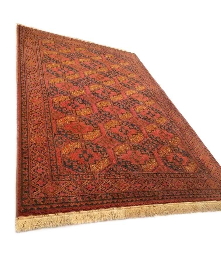 Perzisch tapijt - Oosters vloerkleed wol vintage Afghaans