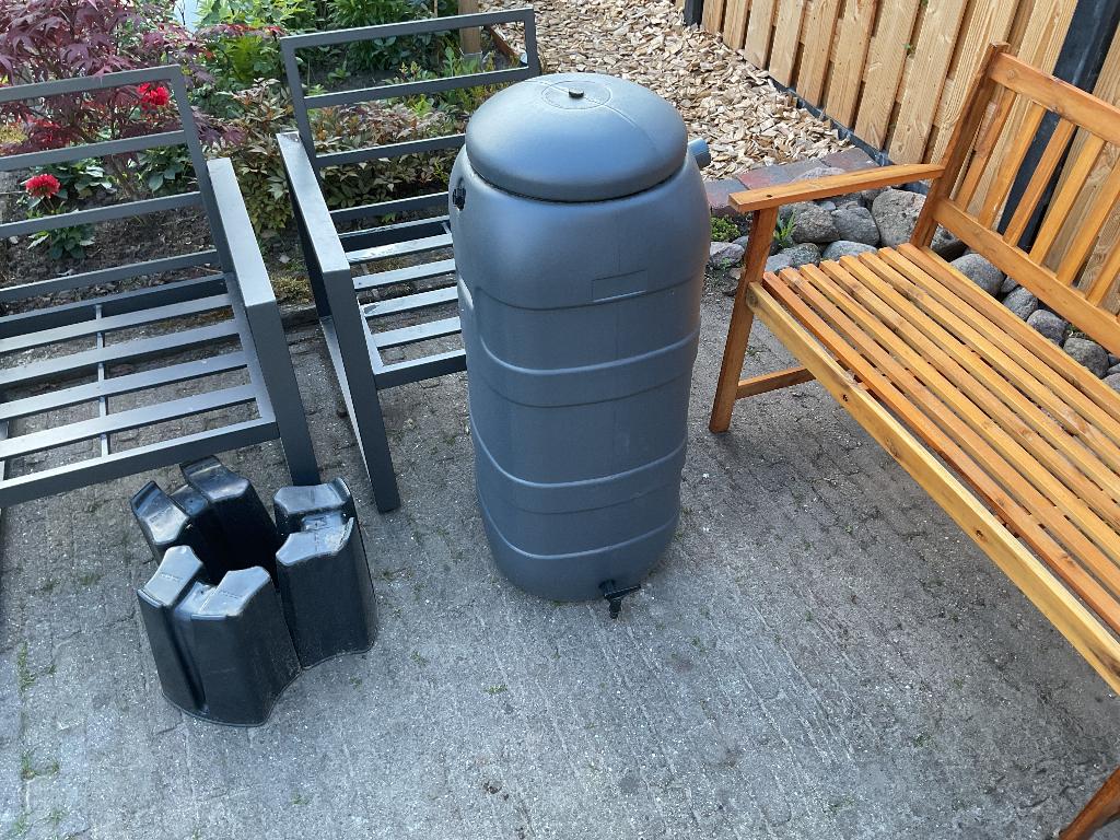Regenton 100 liter, Tuin en Terras, Regentonnen, Ophalen, Kunststof, Met kraantje, 75 tot 150 liter
