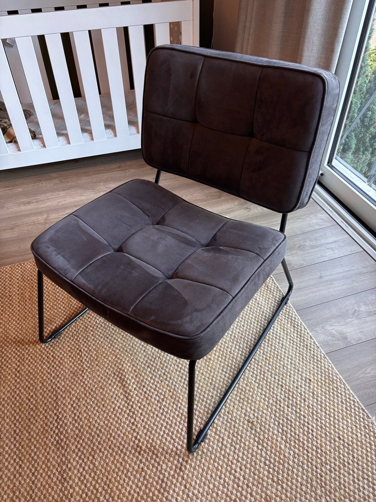 Montel Hudson Fauteuil - Comfortabele Design Stoel, Huis en Inrichting, Ophalen, Gebruikt, Industrieel modern, 75 tot 100 cm