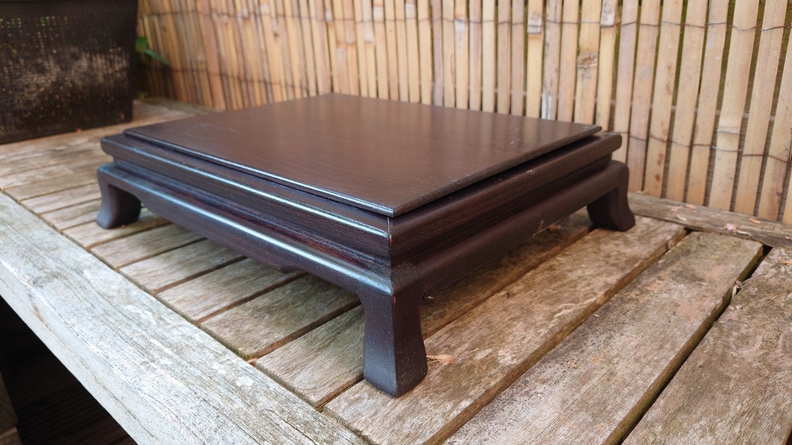Mooie hardhouten bonsai suiseki display tafel, Ophalen of Verzenden