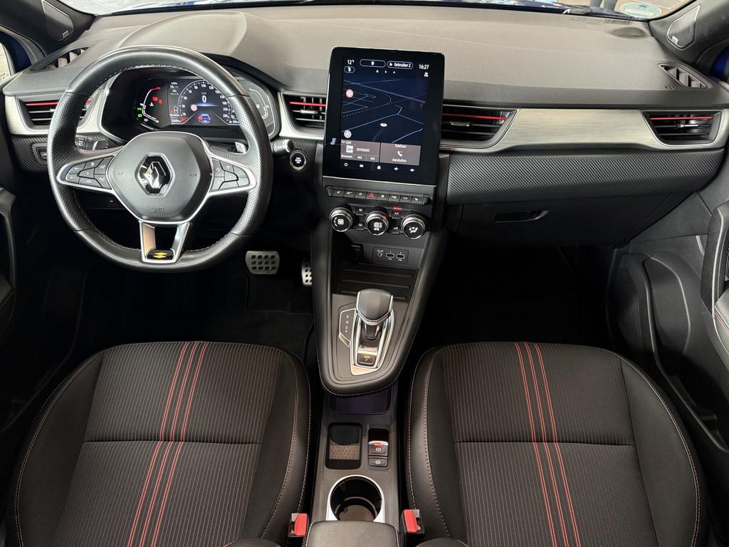 Renault Captur 1.3 TCe 140 R.S. Line | Groot Navi | Bose | 3, Gebruikt, Zwart, 4 cilinders, Blauw