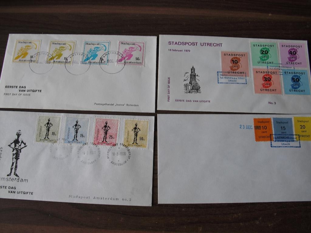 Stadspost Amsterdam-Utrecht (2934), Postzegels en Munten, Brieven en Enveloppen | Nederland, Verzenden, Envelop