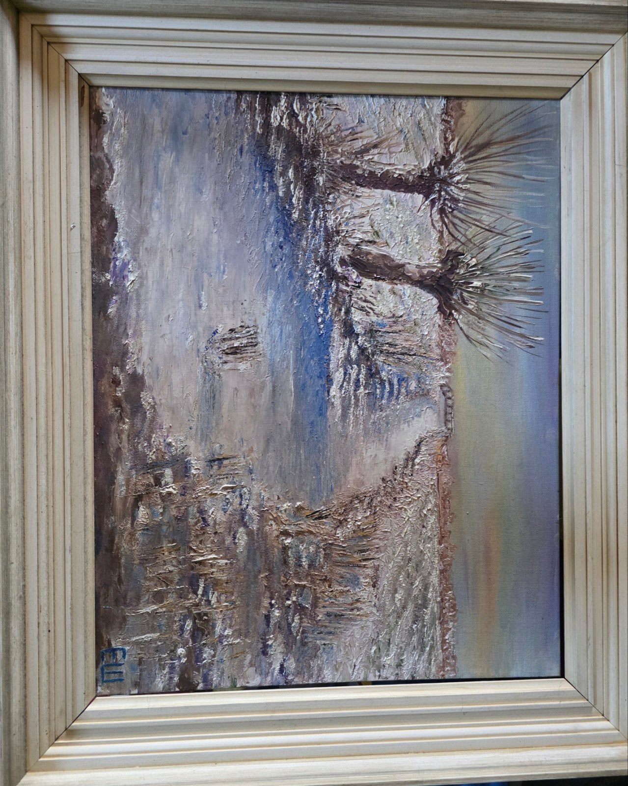 Schilderijmaker onbekend. Winterlandschap, Antiek en Kunst, Kunst | Schilderijen | Klassiek, Ophalen, Landschap