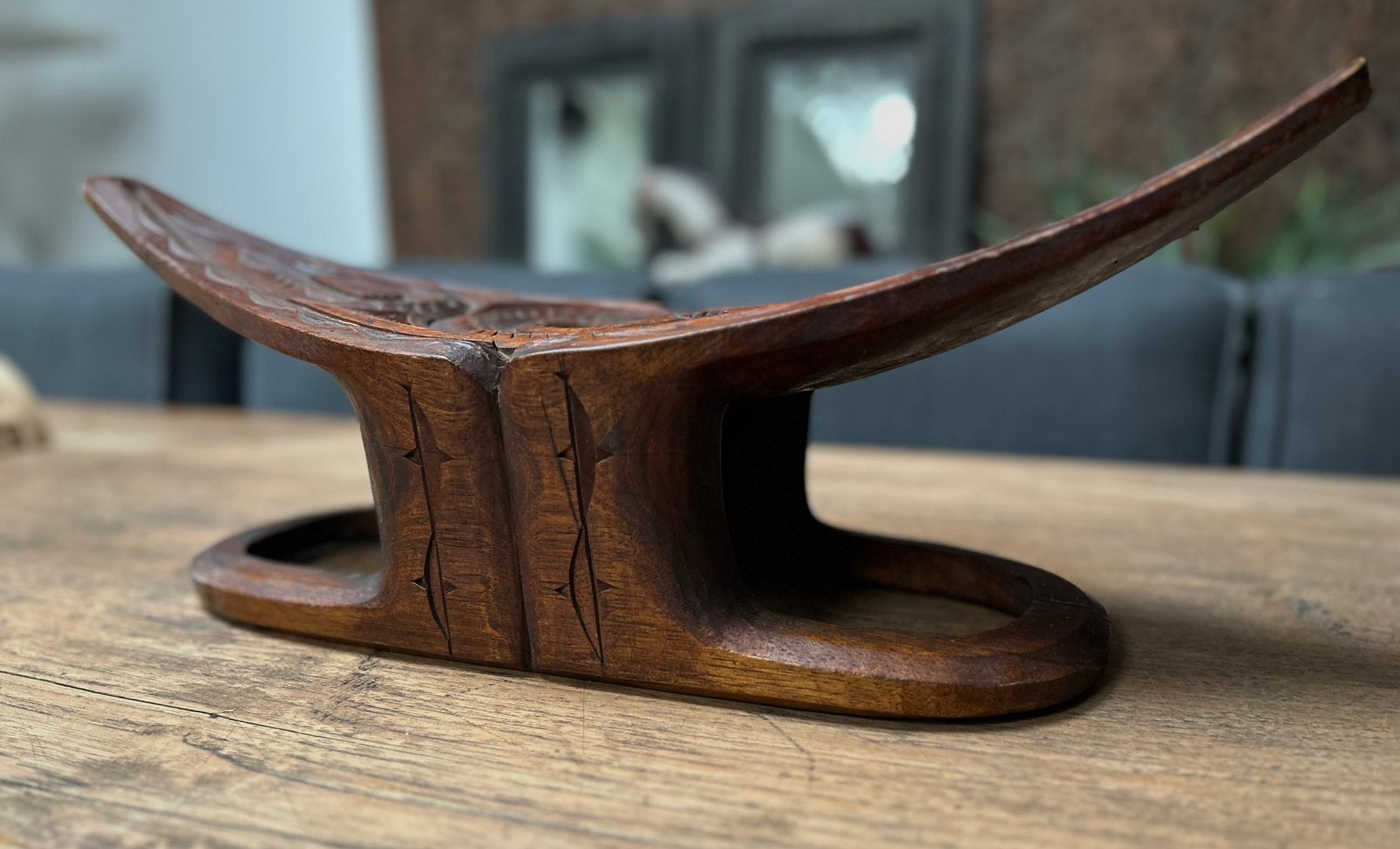 Djuka krukje hoofdsteun african Marron Suriname, Antiek en Kunst, Ophalen of Verzenden