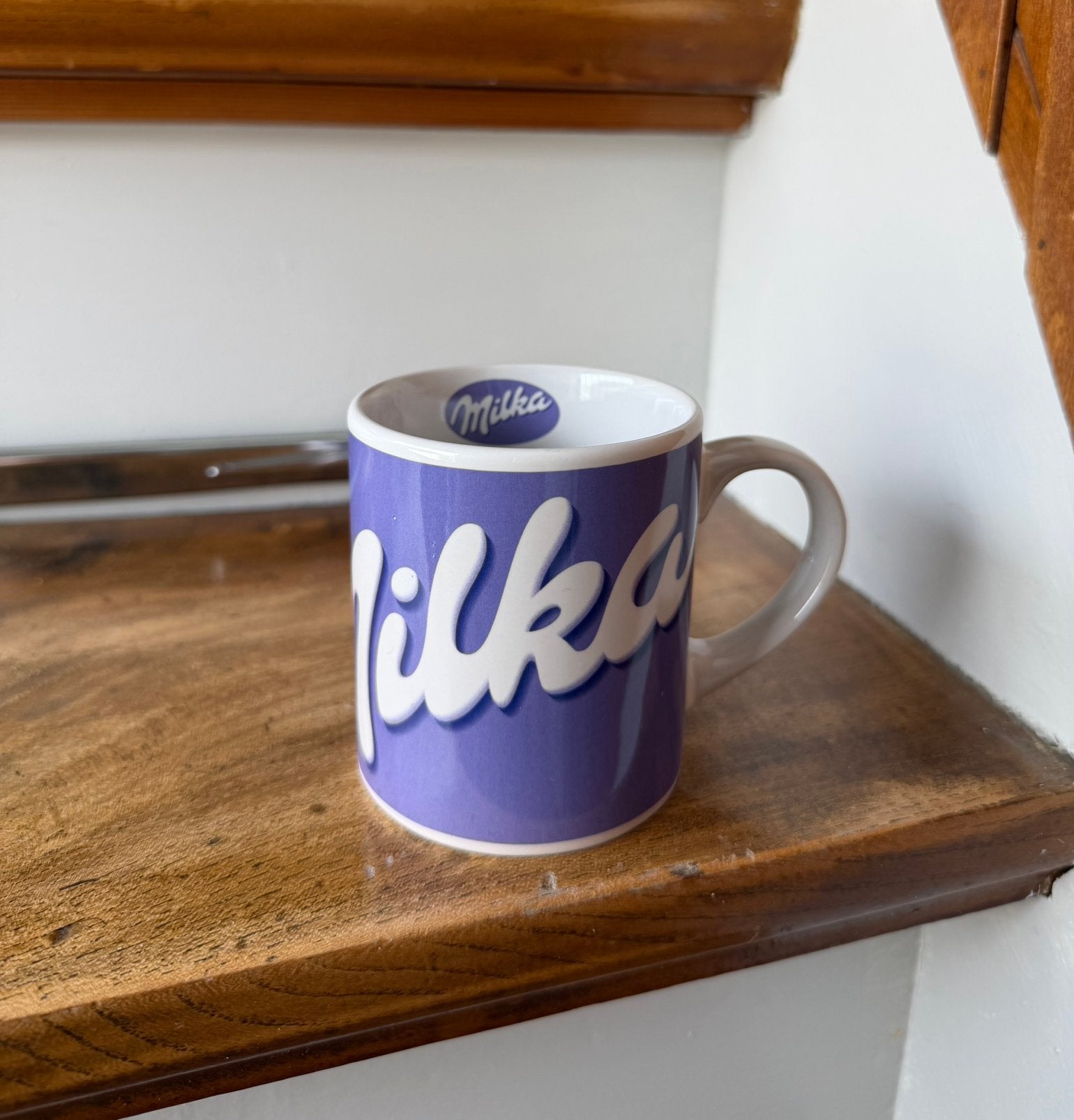 Milka mok paars, Ophalen of Verzenden, Zo goed als nieuw, Gebruiksvoorwerp