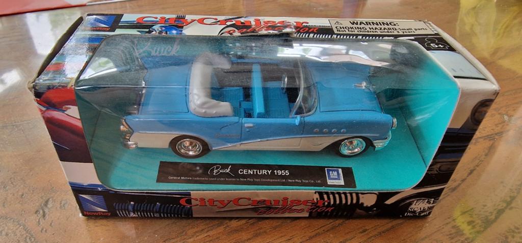 Buick Century 1955 Modelauto - City Cruiser Collection, Overige merken, Auto, 1:32 tot 1:50, Ophalen of Verzenden