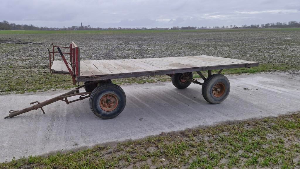 Platte wagen, 100 liter of meer, Ophalen, Transportkar