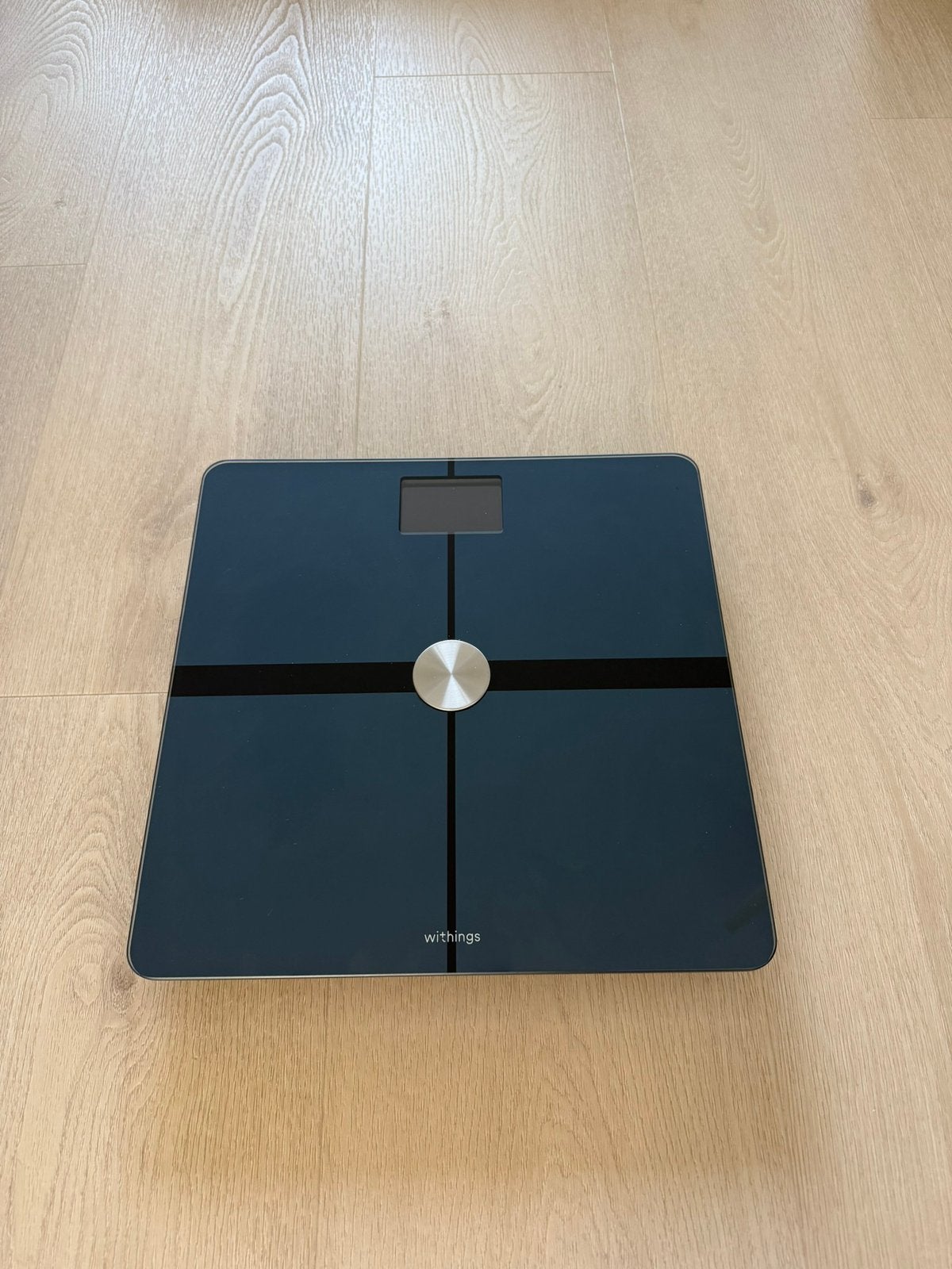 Te koop withings body plus weegschaal, 1 tot 500 gram, 100 kg of meer, Ophalen of Verzenden, Zo goed als nieuw