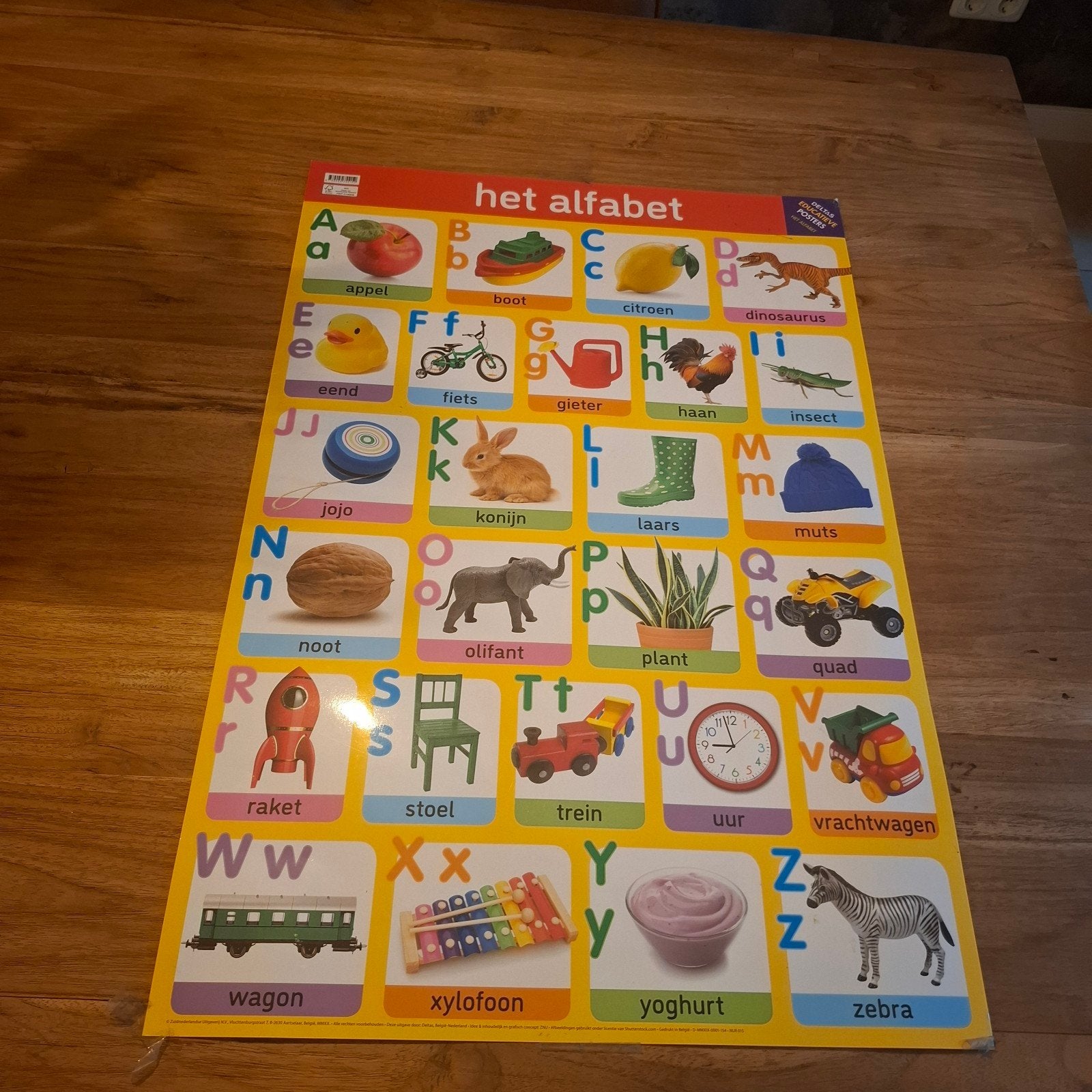 educatie alfabet poster, Ophalen