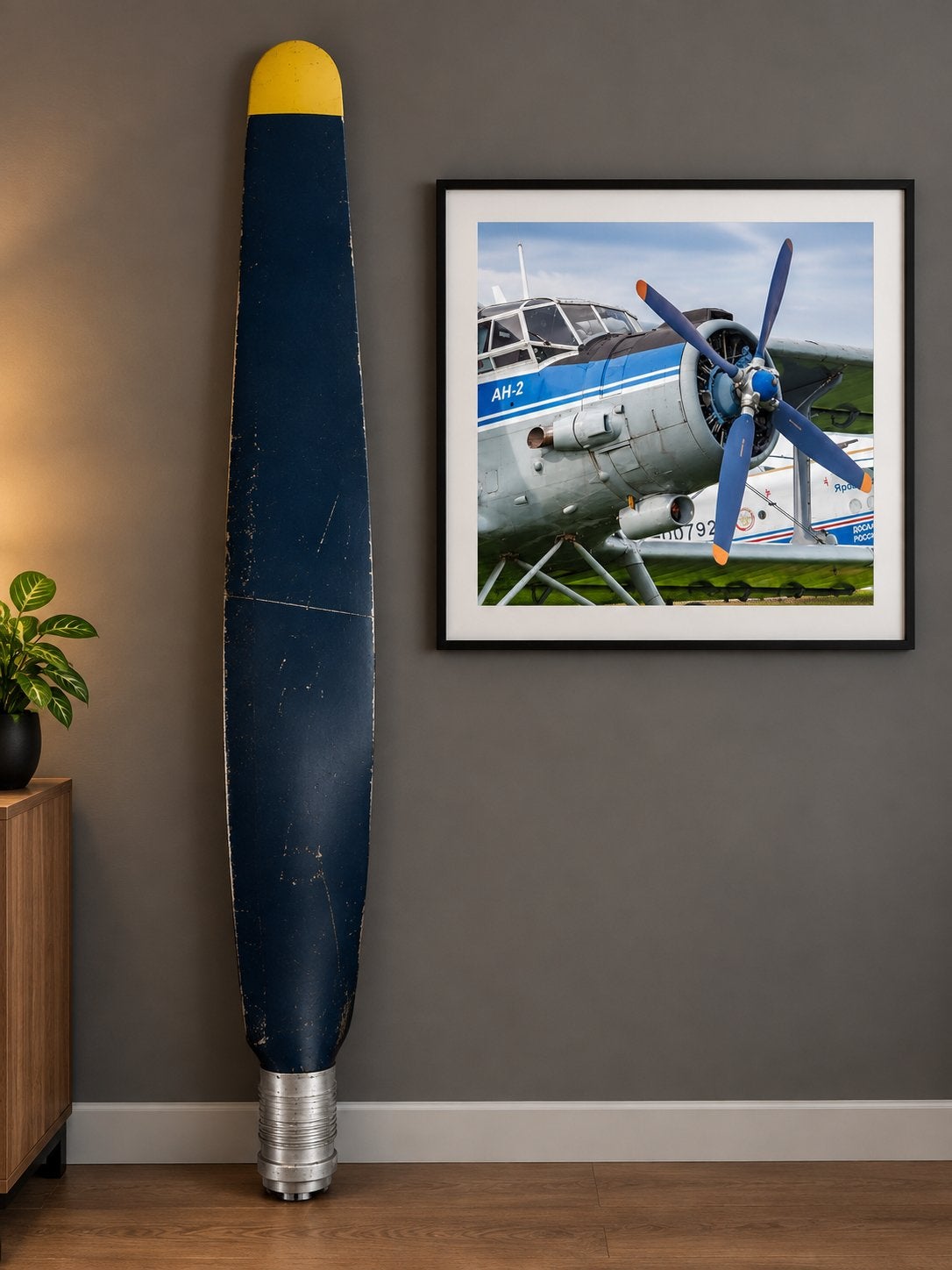 Origineel Propellerblad Antonov An-2 - Uniek Decorstuk, Verzamelen, Ophalen, Gebruikt, Overige typen