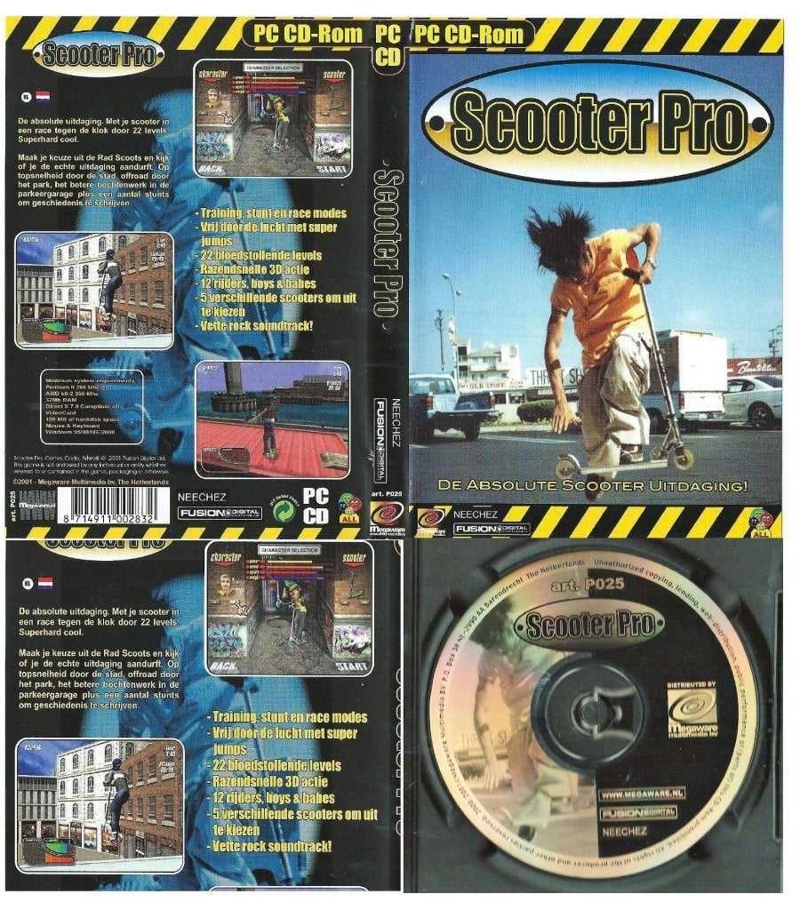 Scooter Pro videogame, 1 speler, Eén computer, Ophalen of Verzenden, Zo goed als nieuw
