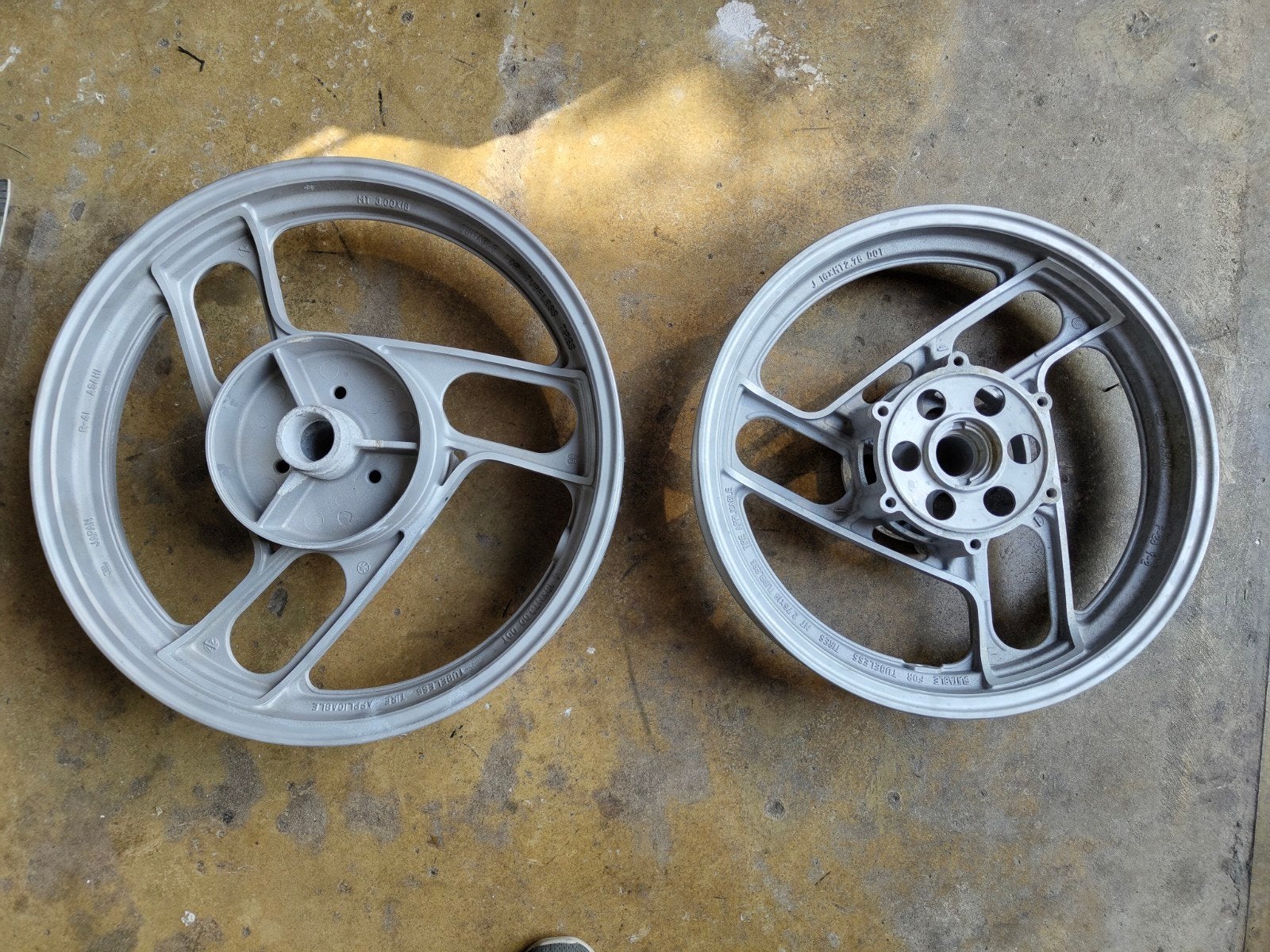 Velgenset / wielen voor Yamaha RD500 - Voor en Achterwiel, Motoren, Ophalen of Verzenden