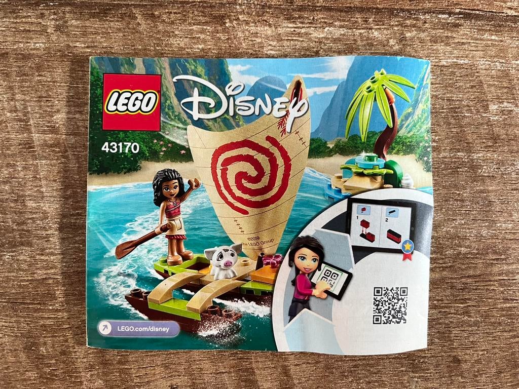 Lego Disney Princess 43170 Vaiana’s Oceaanavontuur, Ophalen, Compleet, Lego, Zo goed als nieuw