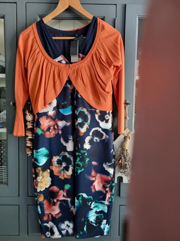 Steps jurk met bolero maat 40, Kleding | Dames, Jurken, Gedragen, Maat 38/40 (M), Overige kleuren, Knielengte, Ophalen of Verzenden