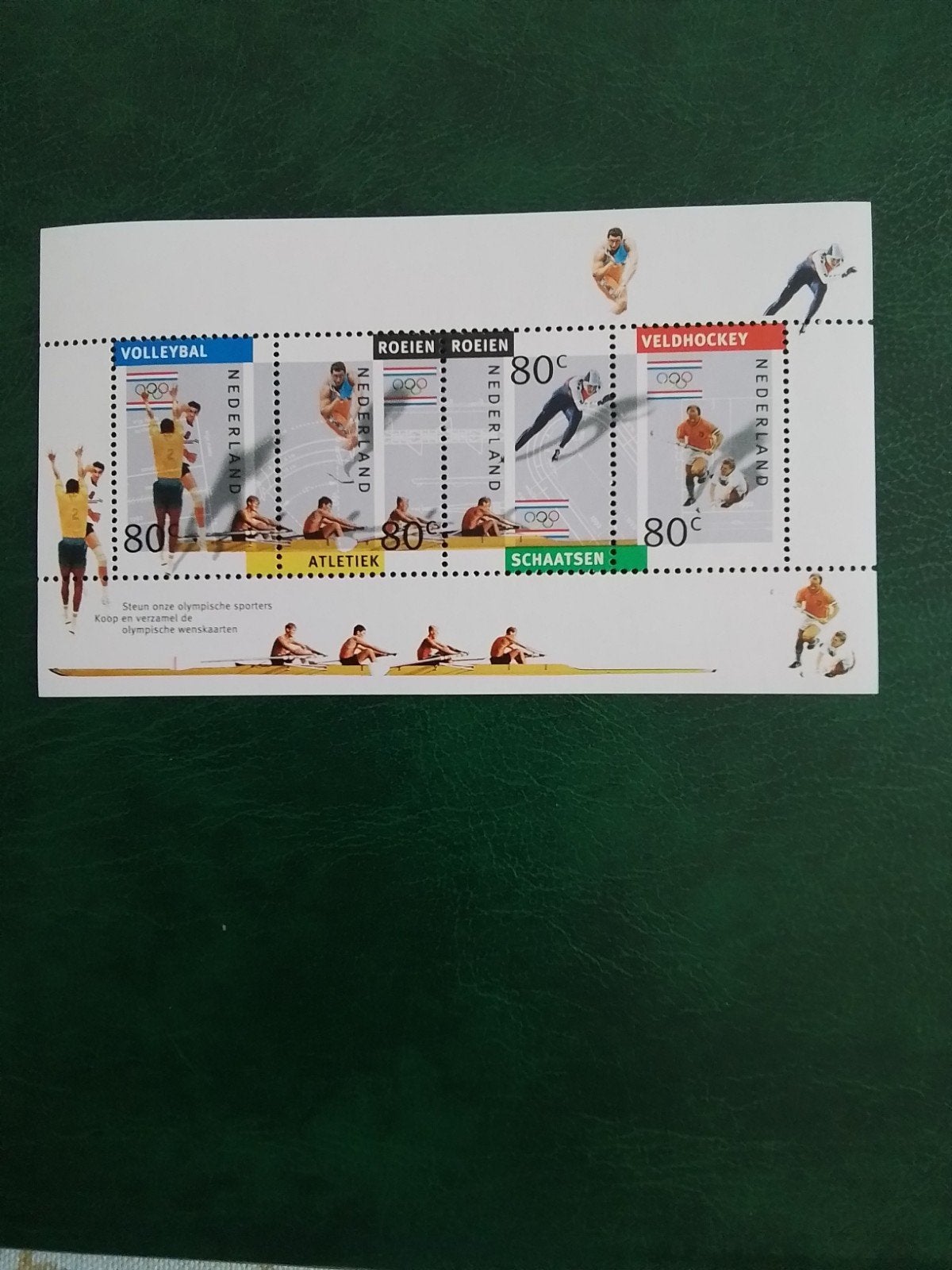 Nederland postfris blok Olympische spelen 1992, Ophalen of Verzenden, Na 1940, Postfris