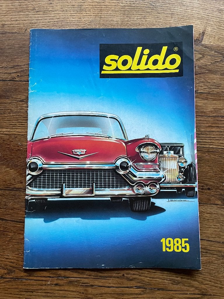 Solido modelcar catalogus brochures folders, Ophalen of Verzenden, Nieuw, Auto, Solido