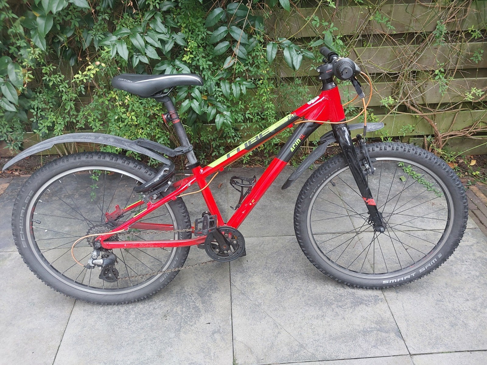 Cube 240 Acid SL 24 inch mountainbike, Fietsen en Brommers, Gebruikt, Velgrem, Geen vering, Ophalen