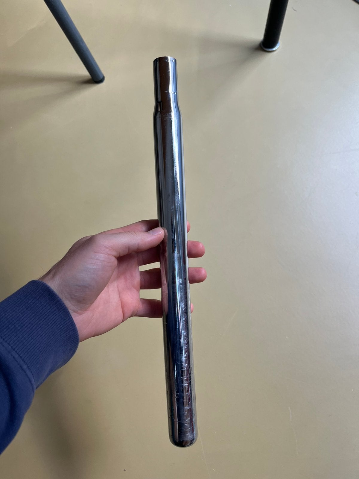 Zadelpen 27.2 mm - seatpost 27.2 mm, Fietsen en Brommers, Ophalen of Verzenden, Zo goed als nieuw, Overige typen, Staal