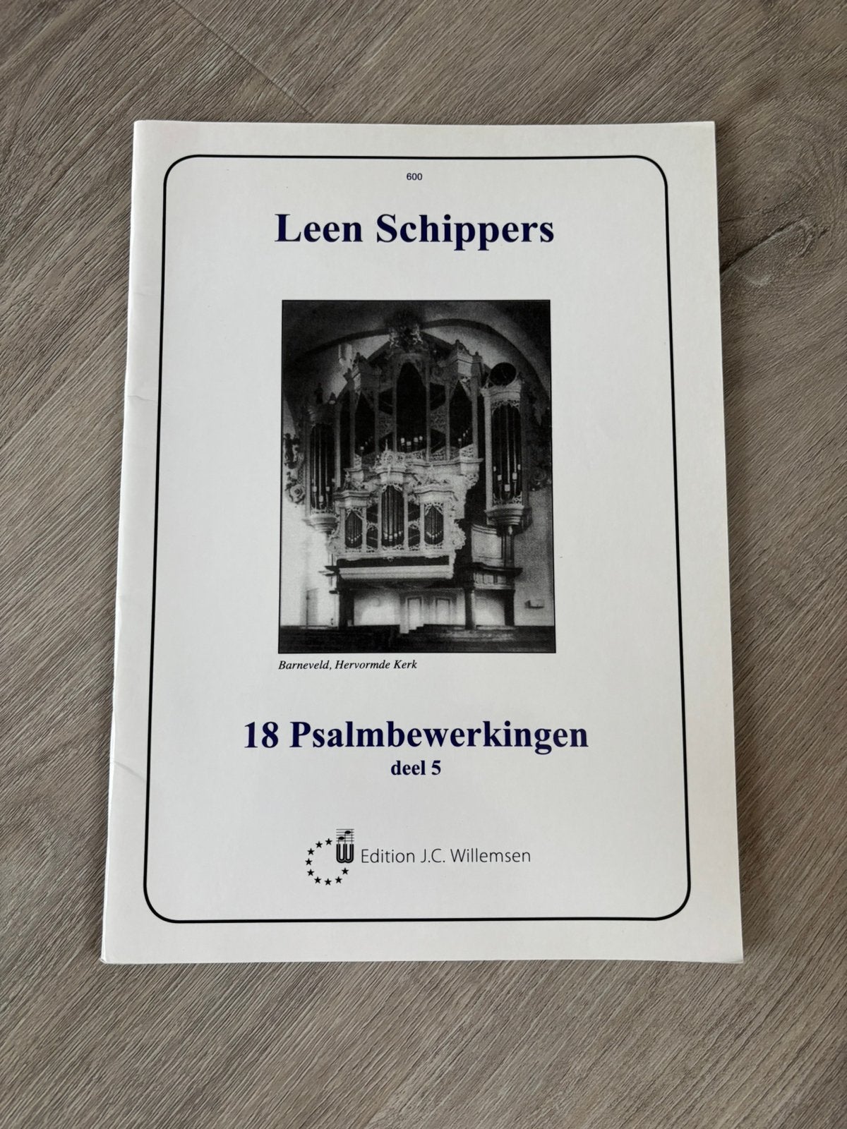 Bladmuziek Leen Schippers - psalmbewerkingen deel 5, Muziek en Instrumenten, Ophalen of Verzenden, Zo goed als nieuw, Overige soorten