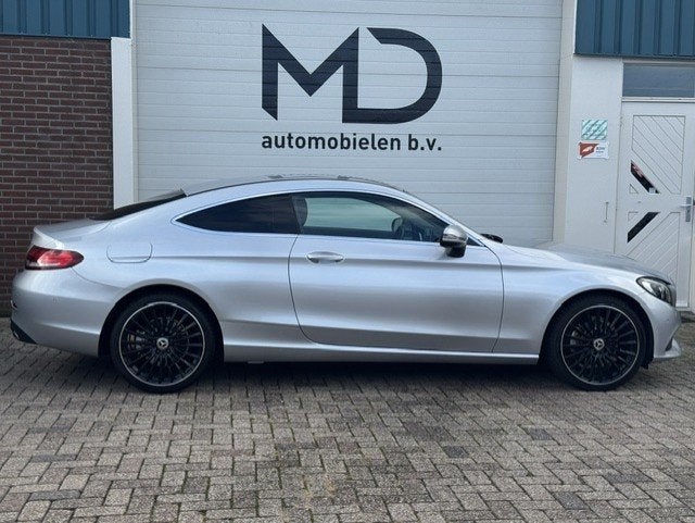 Mercedes-Benz C-klasse Coupé 180 Prestige-LED-Stoelverwamin, Auto's, Achterwielaandrijving, Gebruikt, 4 stoelen, Leder en Stof