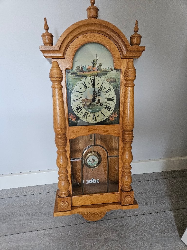 Wandklok, Ophalen, Wandklok, Met slinger, Analoog