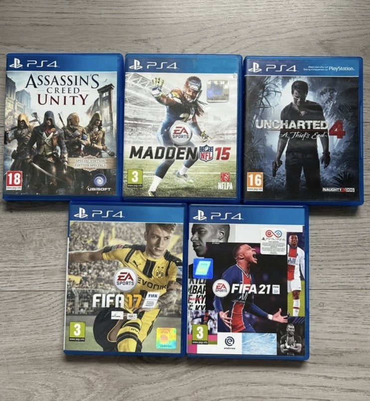 PS4 spellen - Fifa/Assasins Creed/Uncharted/Madden, Spelcomputers en Games, 1 speler, Ophalen of Verzenden, Zo goed als nieuw