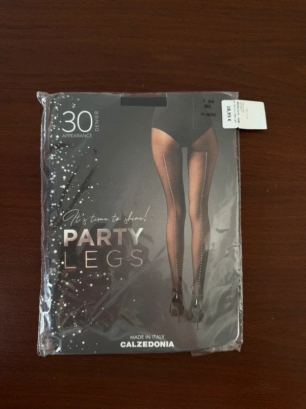 Calzedonia Party Legs panty maat M, Kleding | Dames, Zwart, Nieuw, Maat 40/42 (M), Ophalen of Verzenden