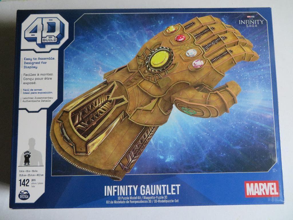 MARVEL INFINITY GAUNTLET -- 3D PUZZLE MODEL KIT, Ophalen of Verzenden, Nieuw, Jongen