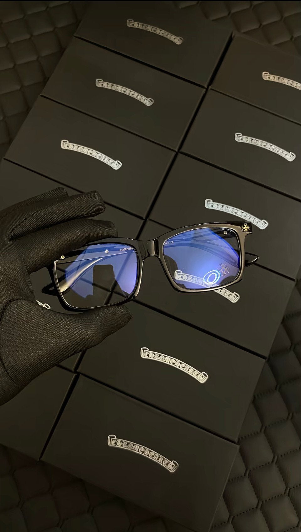 Chrome hearts- Bril, Overige merken, Zwart, Ophalen of Verzenden, Zo goed als nieuw