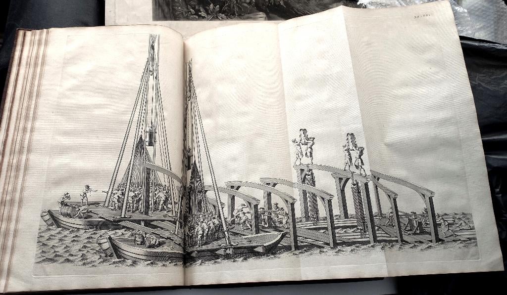 Theatrum Machinarum Universale 1736-7 Waterwerken - Tileman, Ophalen of Verzenden