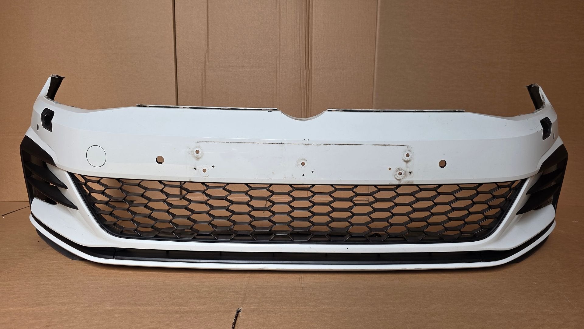 Voorbumper Volkswagen Golf 7 VII 7.5 4xPDC KLS GTI GTD VW, Auto-onderdelen, Gebruikt, -, Voor, Ophalen of Verzenden