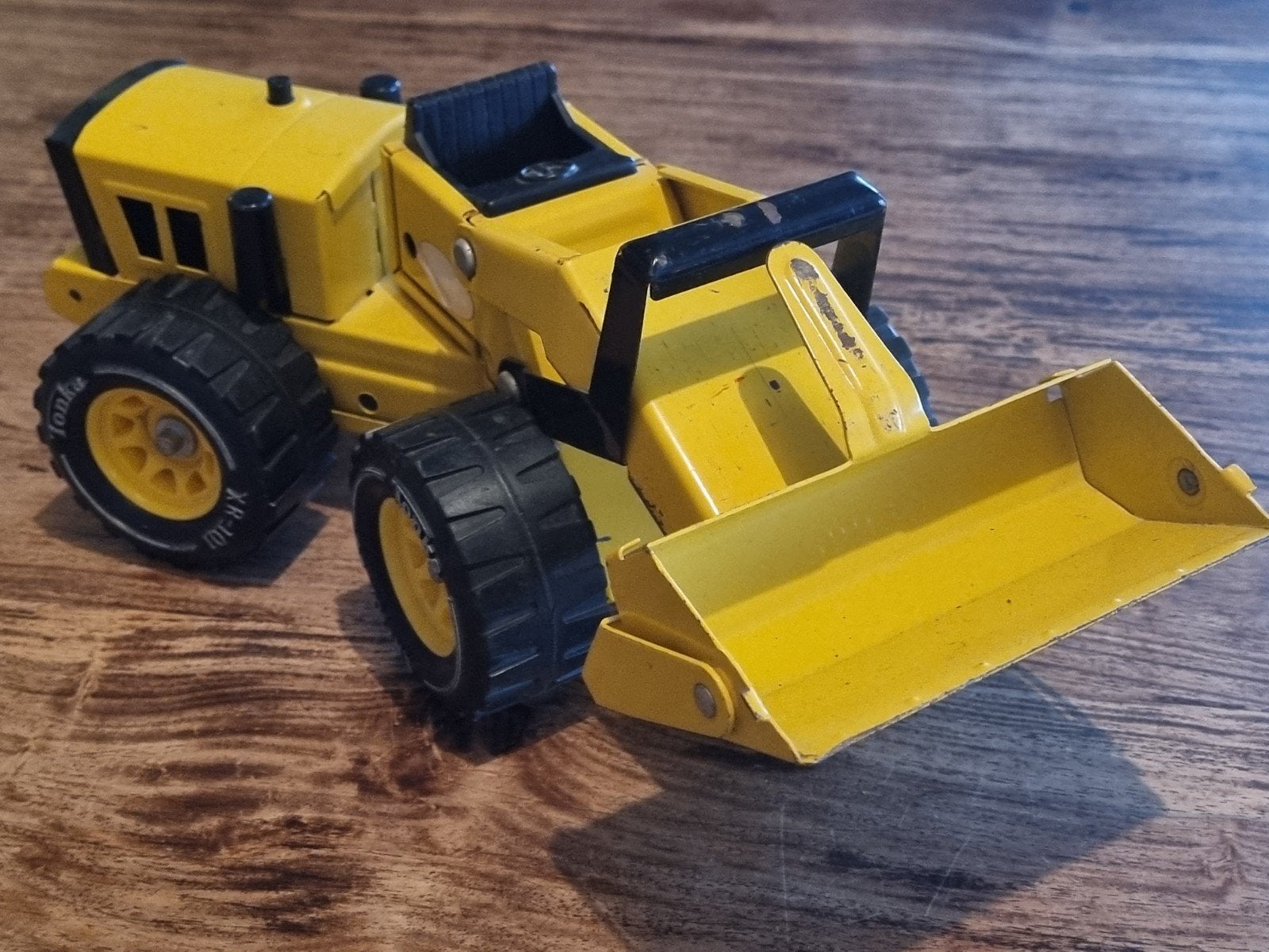 Vintage Tonka Bulldozer - Gele Metalen Speelgoedvoertuig, Ophalen of Verzenden
