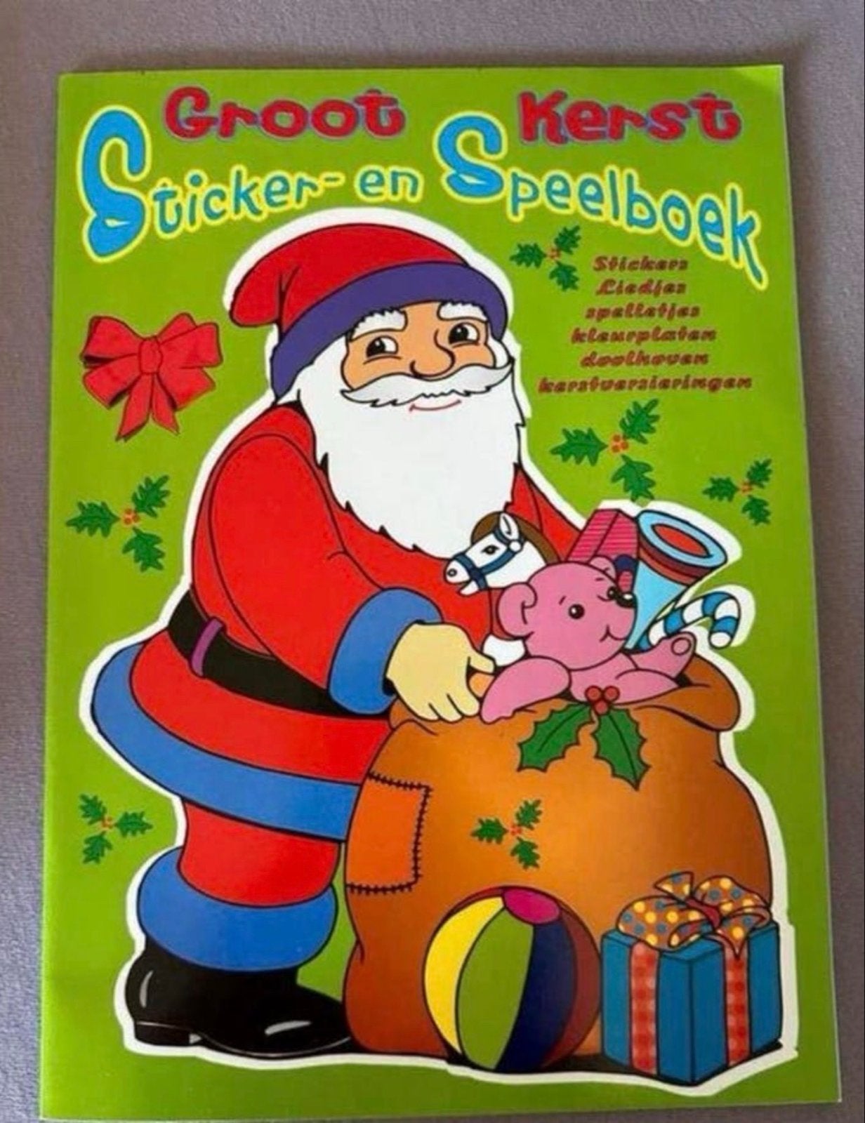 2x Kerst Sticker- en Speelboeken voor Kinderen, Ophalen of Verzenden, Zo goed als nieuw