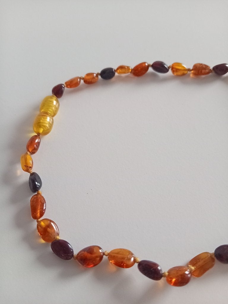 Barnsteen babyketting, Ophalen of Verzenden, Zo goed als nieuw
