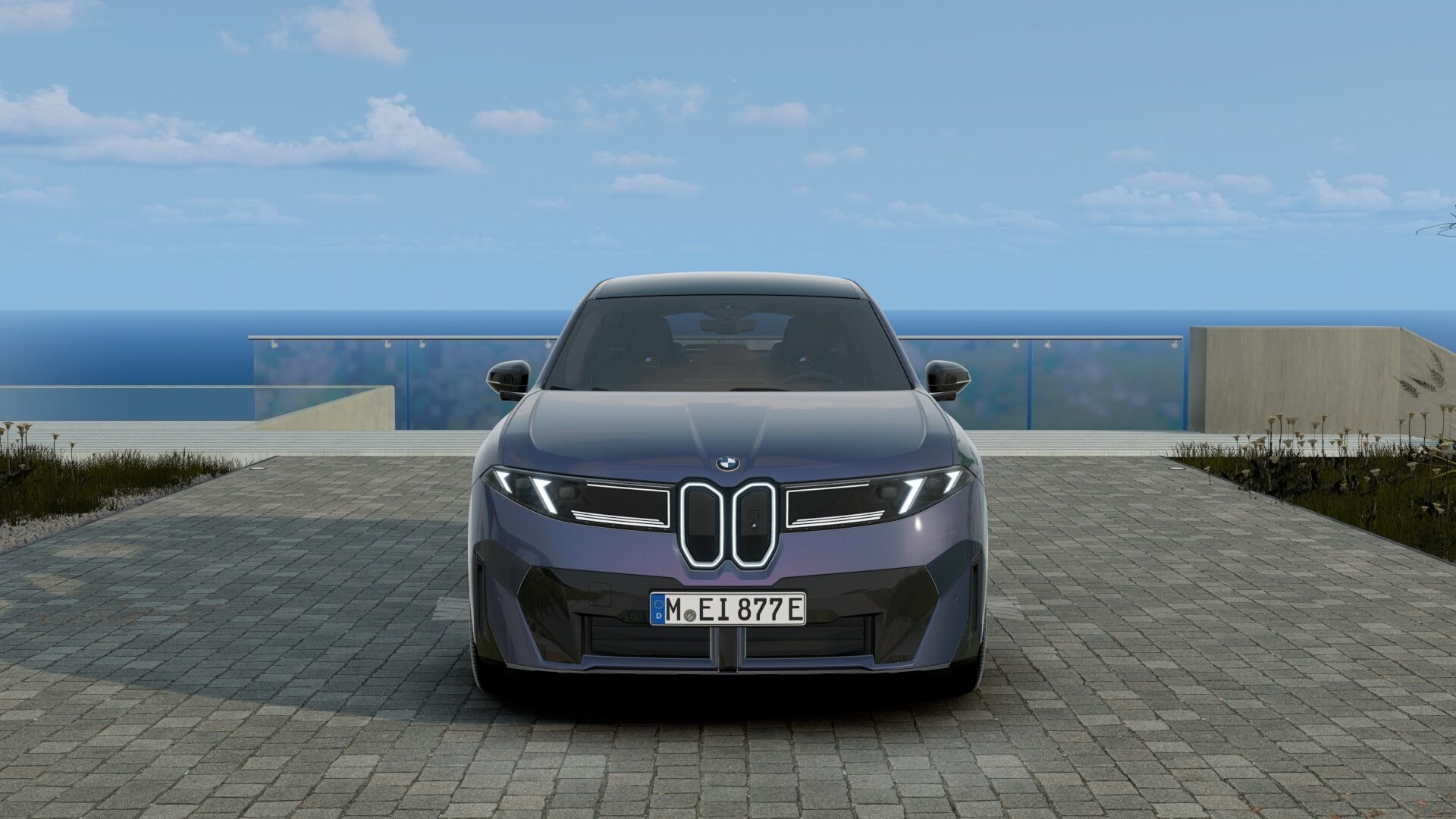 BMW iX3 40 eDrive / Panoramadak / Trekhaak / M Sportstoelen, Automaat, Achterwielaandrijving, Zwart, Leder