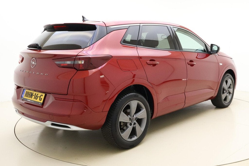 Opel Grandland 1.2 Turbo 130pk Automaat Elegance | Adapt. Cr, Auto's, Opel, 15 km/l, Gebruikt, 1199 cc, Leder en Stof