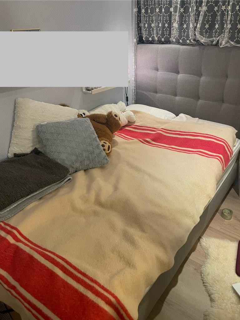 Boxspring van Jysk, Ophalen, Zo goed als nieuw, Twijfelaar, 120 cm