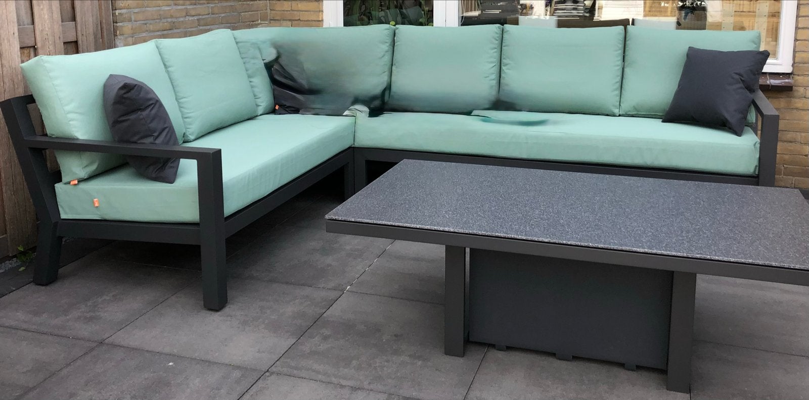 Life Outdoor Living Timber tuinkussens - Groen, Tuin en Terras, Tuinmeubel-accessoires, Ophalen, Gebruikt