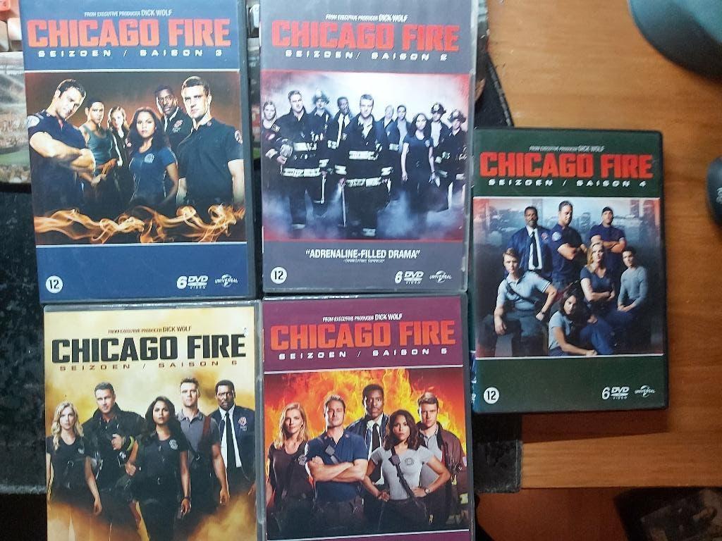 chicago fire 2 t/m. 6, Vanaf 9 jaar, Ophalen of Verzenden, Zo goed als nieuw, Actie en Avontuur