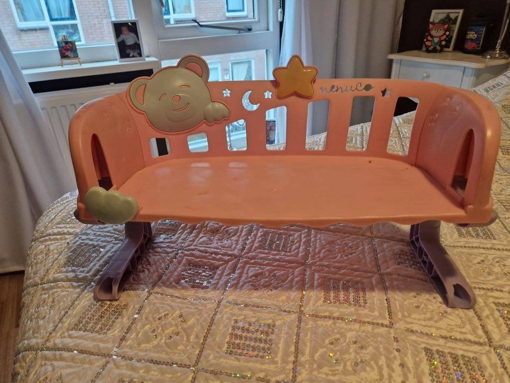 Poppenbed met licht & geluid, Ophalen of Verzenden, Zo goed als nieuw, Babypop